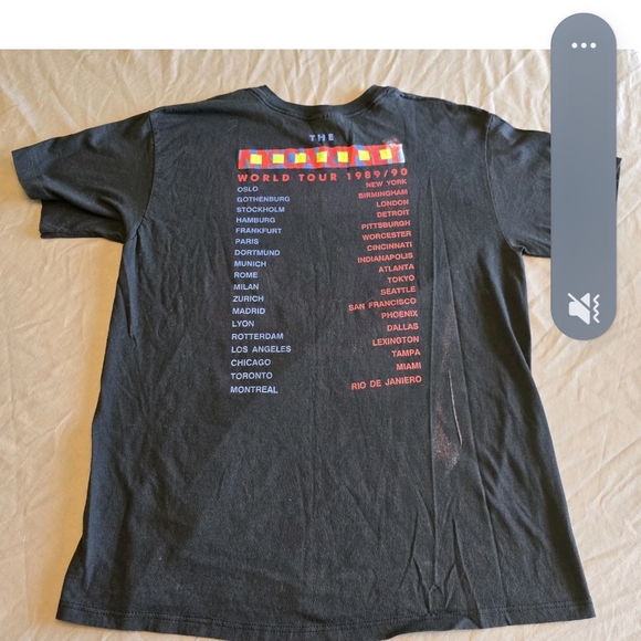 Vintage 89/90 PAUL MCCARTNEY WORLD TOUR T Shirt Single Stitch BROCKUM Sz XL EUC - Picture 5 of 9